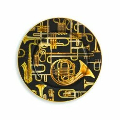 Seletti Piatto Porcellana Toiletpaper Trumpets Art 16913