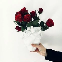 Seletti Vaso In Porcellana Love In Bloom