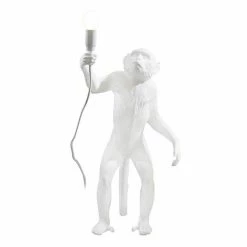 Seletti Standing Monkey Lamp Light In White