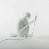 Seletti Monkey Lamp Sitting White