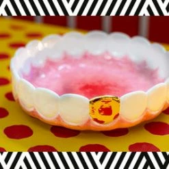 Seletti Posacenere In Dolomite Holy Smokes Blow Diam. Cm. 20 H. 5,5