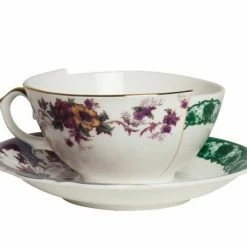 Seletti Tazza Te' Con Piattino In Porcellana Hybrid Isidora Art 09745