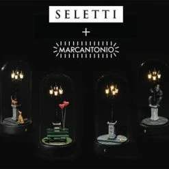 Seletti Lampada Tavolo In Resina My Little Valentine Dia. 11.2 H.22.8