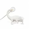 Seletti Lampada In Resina Chameleon Lamp Cm 17x9 H14 White USB Art 15090