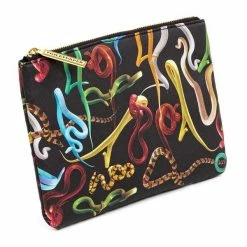 Seletti Snakes Pattern Beauty Case Square Seletti