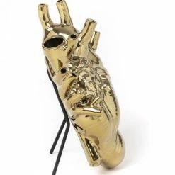 Seletti Vaso In Porcellana Love In Bloom Gold 09921