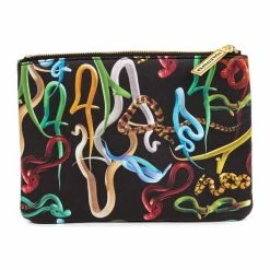 Seletti Snakes Pattern Beauty Case Square Seletti