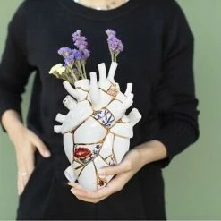 Seletti Vaso Love In Bloom Kintsugi Art 09929