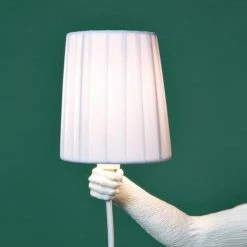 Seletti Lampenschirm Fur Lampe Primate Lighting Weiss Von Seletti