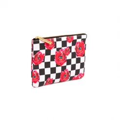 Seletti Beauty Case Square Seletti Roses Checkered Pattern