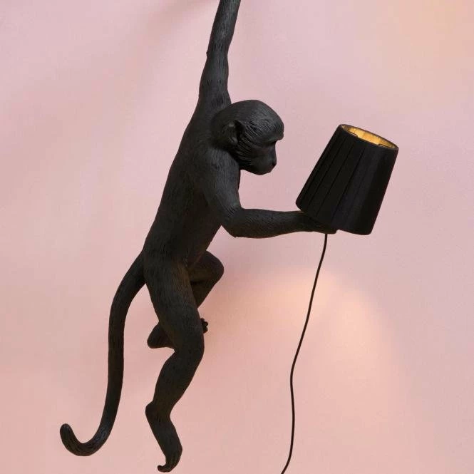 Seletti Lampenschirm Fur Lampe Primate Lighting Schwarz Von Seletti