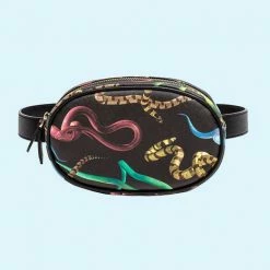 Seletti Marsupio In Pu Toiletpaper Cm 19x12.5x4.5 Con Cintura Snakes