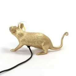 Seletti Lampada Mouse Gold Art 15232
