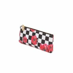 Seletti Pencil Case Seletti Roses Checkered Pattern