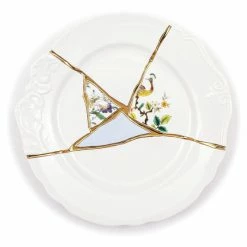 Seletti Piatto Piano Porcellana Kintsugi N2 Art 09612