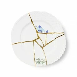 Seletti Piatto Piano Porcellana Kintsugi N3 Art 09613