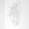 Seletti Love In Bloom Glass Heart Vase