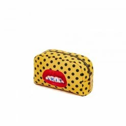 Seletti Beauty Case Stampato In Pu Toiletpaper Cm 23x8xH13 Shit