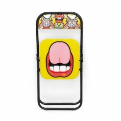 Seletti Sedia In Metallo Pieghevole Studio Job Blow Cm. 44 H.47/80 Tongue New