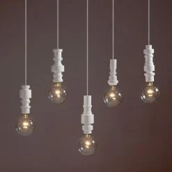 Seletti Turn lamp, H 20 cm, Dia 7.3 cm