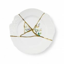 Seletti Kintsugi Dinner Plate Green