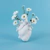 Seletti Seletti Love In Bloom Wandvase In Herzform Weiss