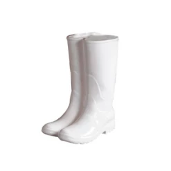 Seletti White Memorabilia Rainboots Umbrella Stand and Vase