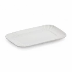 Seletti White Small Estetico Quotidiano Collection Porcelain Tray