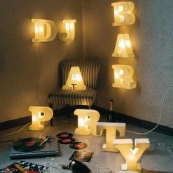 Seletti Lightype Porcelain Letter U