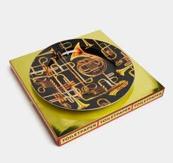 Seletti Toiletpaper Porcelain Plate - Trumpets