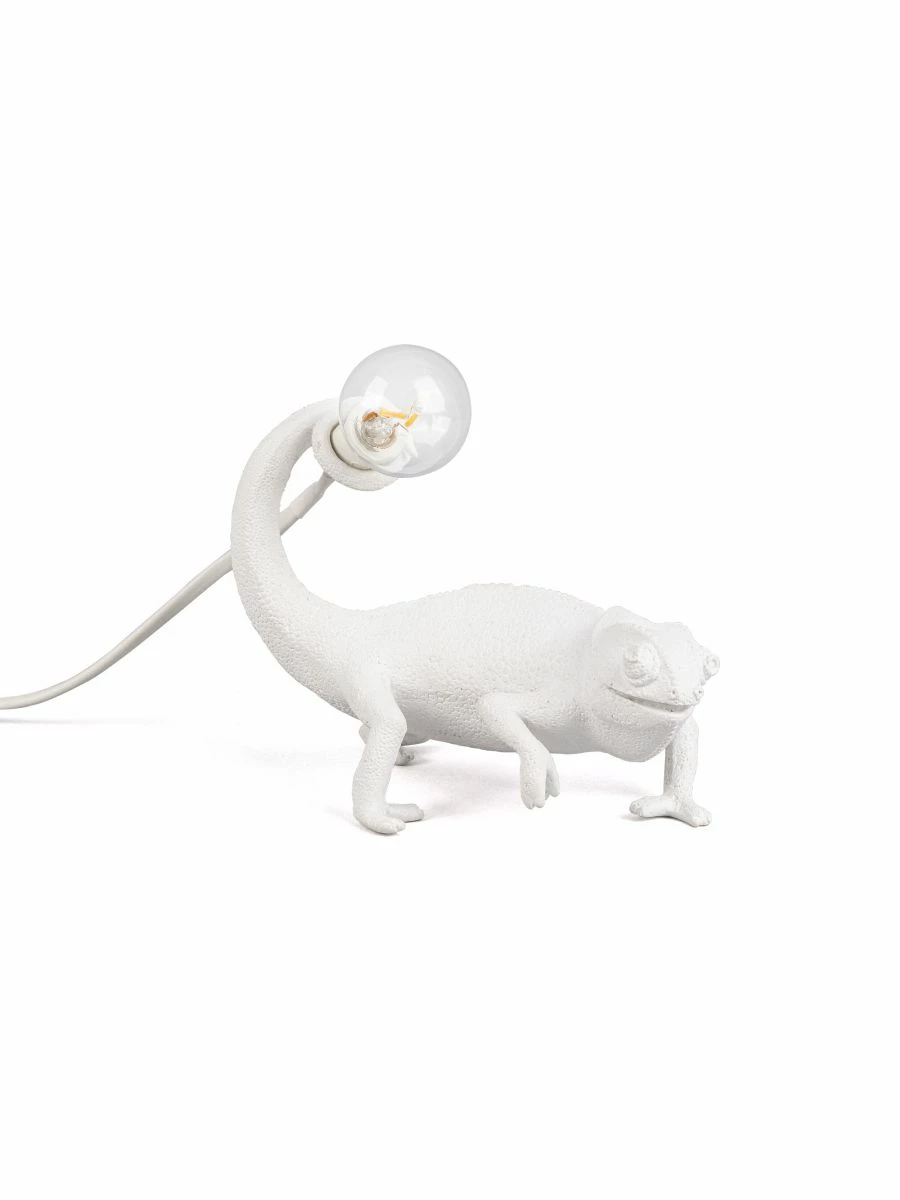 Seletti Chameleon Lamp | White Still