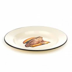 Seletti Toiletpaper Magazine Enamel Plate - Set of 4