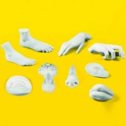 Seletti White Memorabilia Mvsevm Mans Foot Sculpture