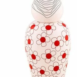 Seletti Vaso In Dolomite Con Coperchio Le Canopie-pepa Diam. 17,5 H.25.5