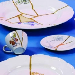 Seletti Vassoio In Porcellana Kintsugi Art 0655