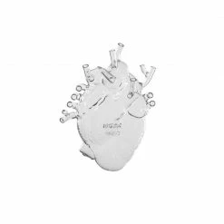 Seletti Love in Bloom Glass Heart Vase