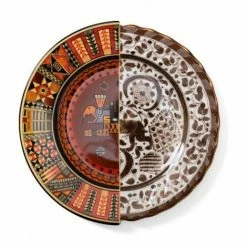 Seletti Piatto Piano Porcellana Hybrid Mitla Art 09141