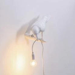 Seletti Bird Lamp White Looking
