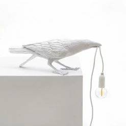Seletti Bird Lamp Playing Weiss