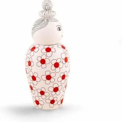 Seletti Vaso In Dolomite Con Coperchio Le Canopie-pepa Diam. 17,5 H.25.5