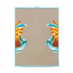 Seletti Large Hands With Snakes Mirror