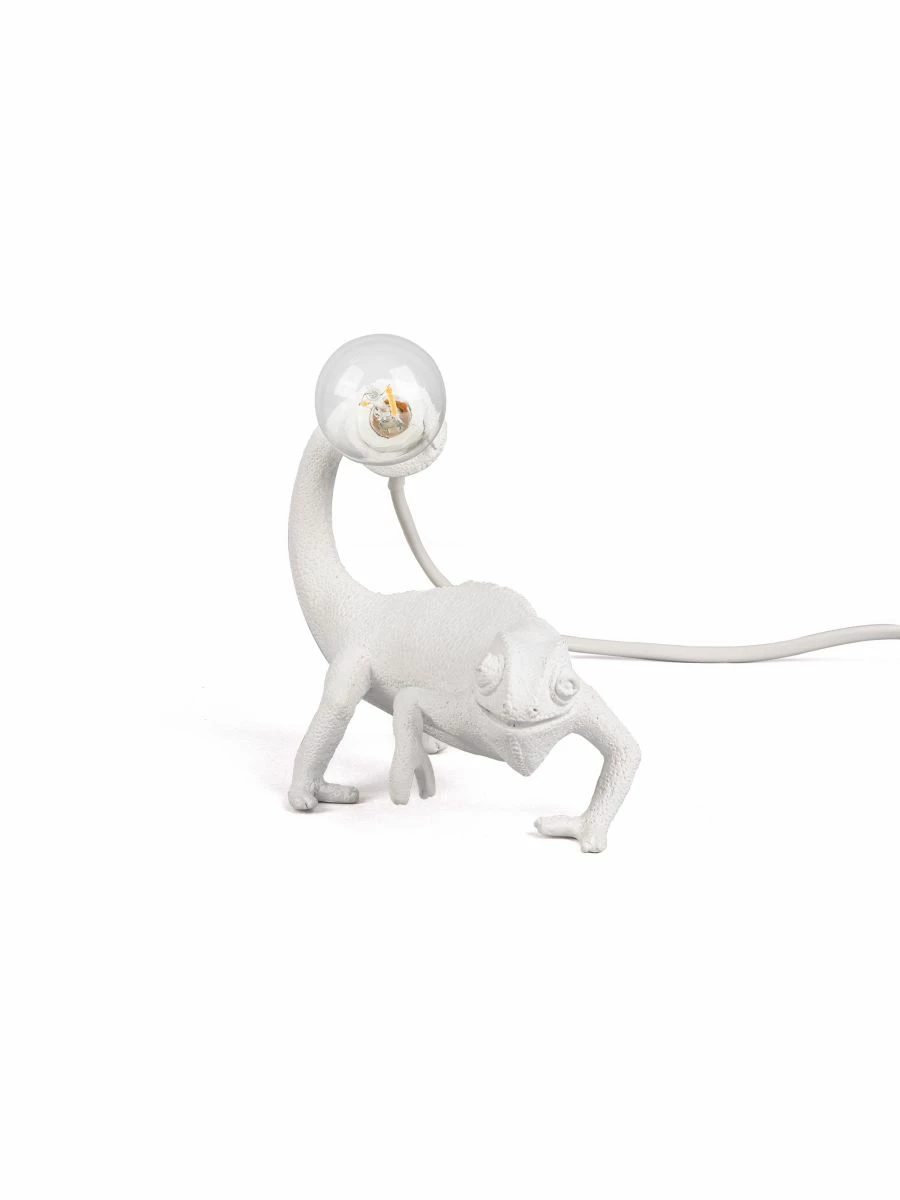 Seletti Chameleon Lamp | White Still