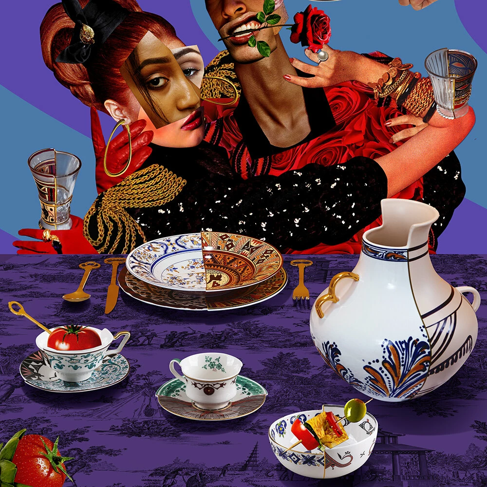 Seletti Hybrid Huaricanga Dessert Plate