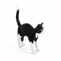 Seletti Black And White Jobby Cat Light