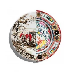 Seletti Porcelain Hybrid Hunting Motif Decorative Plate