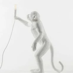 Seletti White Monkey Standing Indoor Version Lamp
