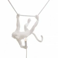 Seletti The Monkey Lamp Swing White