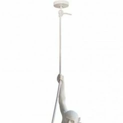 Seletti Seletti Ceiling Monkey Light Lamp In White
