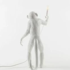 Seletti White Monkey Standing Indoor Version Lamp
