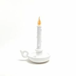 Seletti Lampada Ricaricabile Grimm White Art 13110